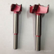 Bisagra Boring Bit con Carburo para Madera Industrial Color Rojo